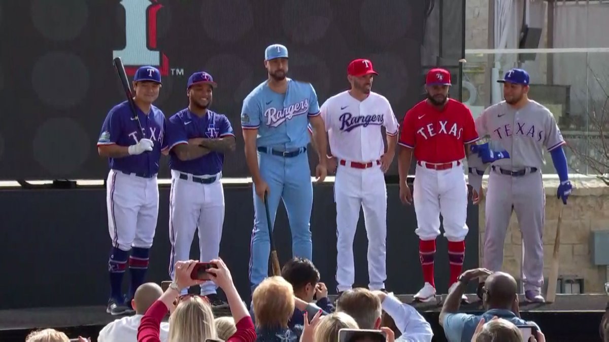 Texas Rangers Reveal New Uniforms NBC 5 DallasFort Worth