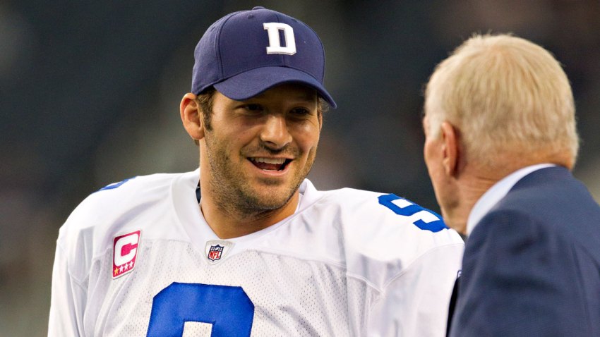 Tony Romo and Jerry Jones