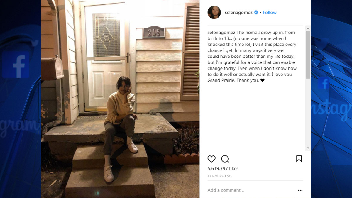 Selena Gomez Visits Childhood Home in Grand Prairie NBC 5 DallasFort