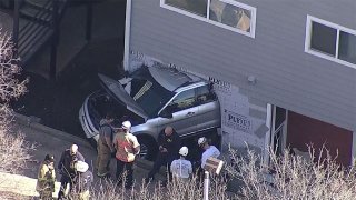 SUV inside apartment