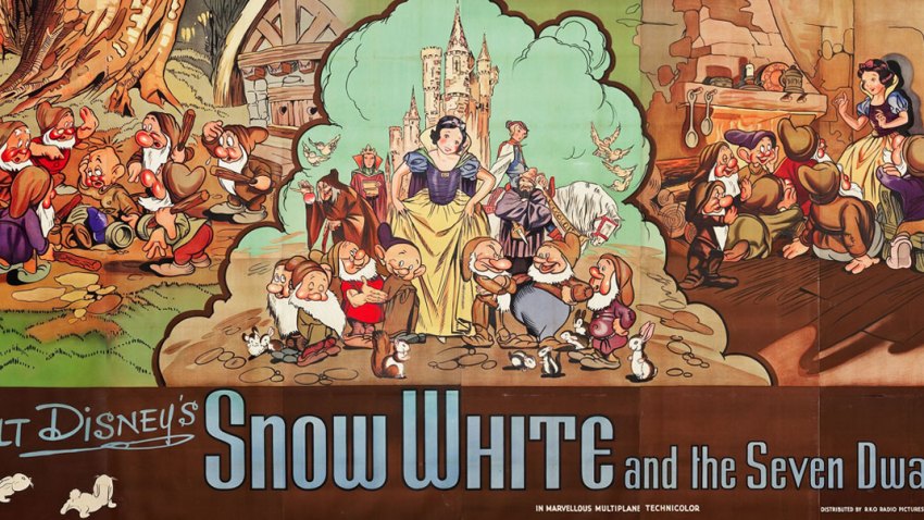 Snow White and the Seven Dwarfs billboard