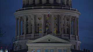 texas capitol dusk