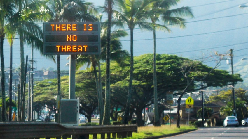 Hawaii Mistaken Missile Alert