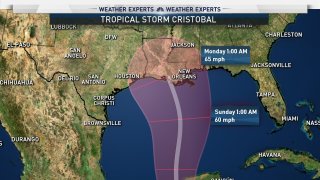 Tropical Storm Cristobal formed in the southern Gulf of Mexico on Tuesday, bringing some flooding to Mexico's southern Gulf coast and threatening more deadly inundations farther inland.