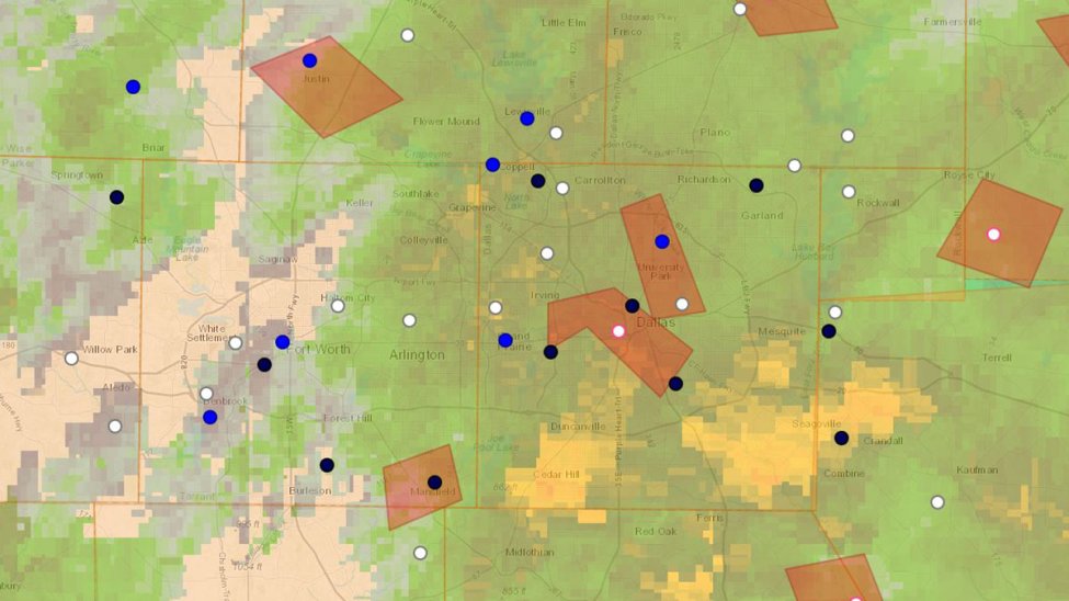 USGS Interactive Map Shows Flooding Across Texas – NBC 5 Dallas-Fort Worth