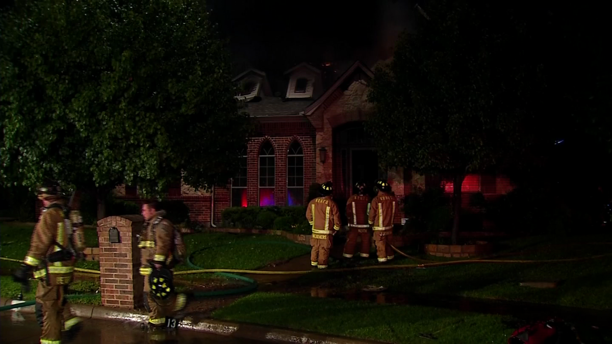 North Richland Hills Home Catches Fire After Lightning Strike NBC 5
