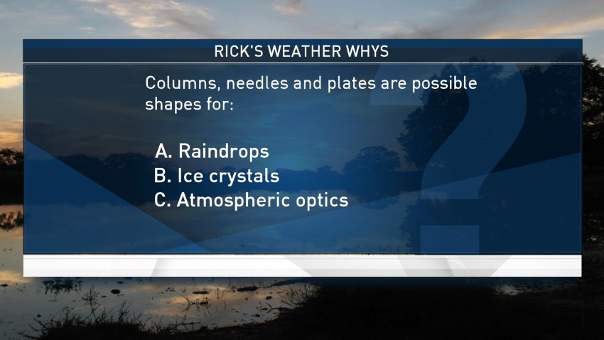 Weather Quiz: Columns, Needles & Plates