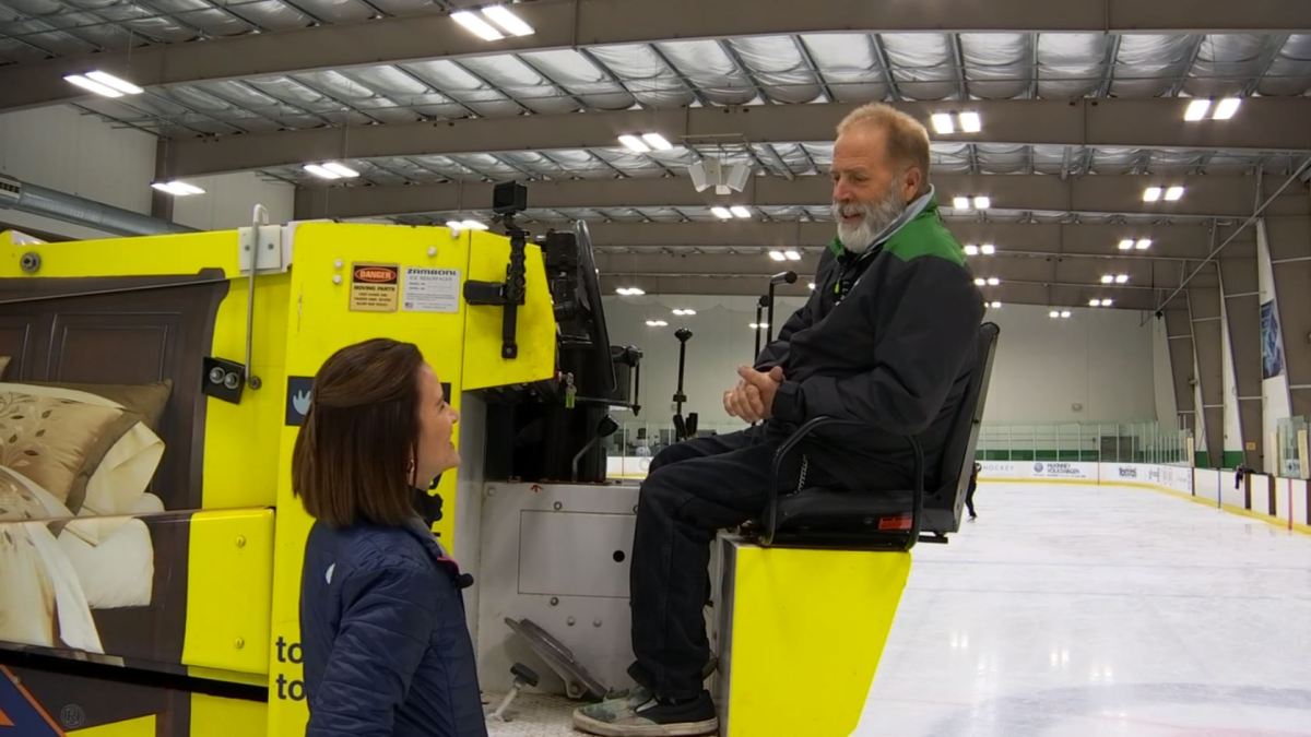 Zamboni Driver Is the Master of the Ice NBC 5 DallasFort Worth