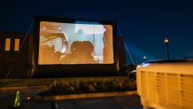 E.T. at Coppell Arts Center's drive-in movie theater
