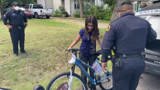 DPD Gives Bike to Girl