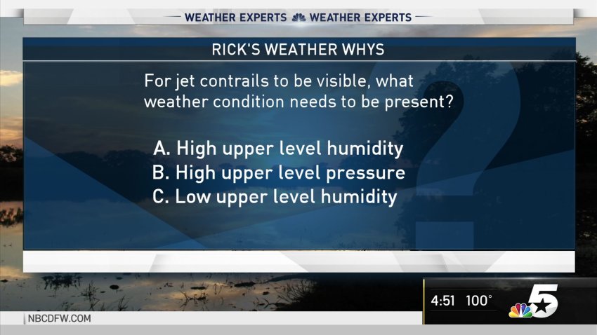 Weather Quiz: Jet Contrails