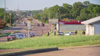 At approximately 5:30 p.m., the victim ran to the shop in the 2600 block of Cedar Crest Boulevard and collapsed near the entrance. She had been shot multiple times and died at a local hospital, police said.