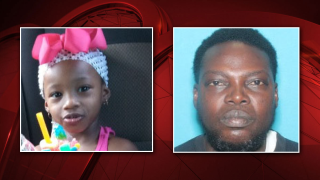 An Amber Alert was issued for Neveah Chaseberry (left), who is believed to be with Donnie Ray Chaseberry (right).