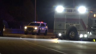 Two people died and three others were injured in a crash late Saturday night on the Dallas North Tollway in Frisco.