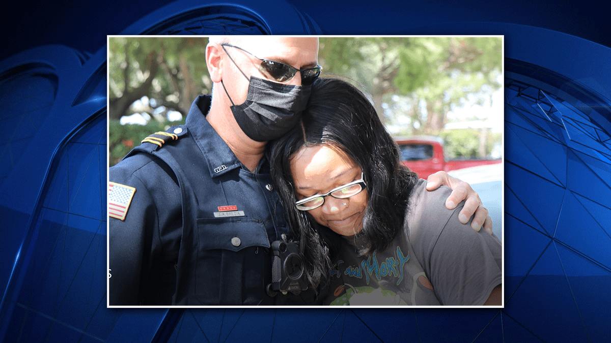 After Car Accident, Garland Police Help Woman With Groceries, Rent