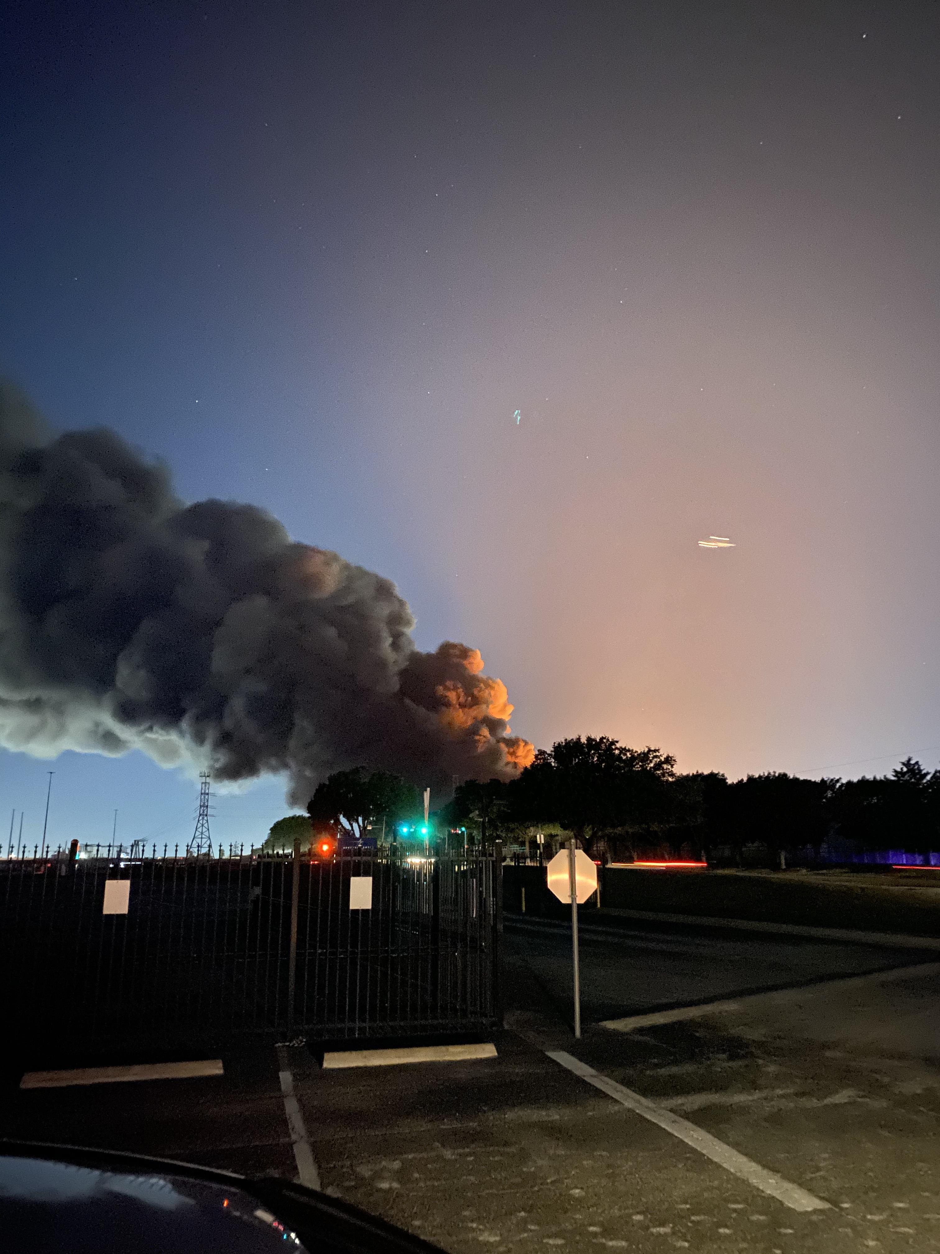 Your Photos Massive Fire at Grand Prairie Plastics Plant NBC 5