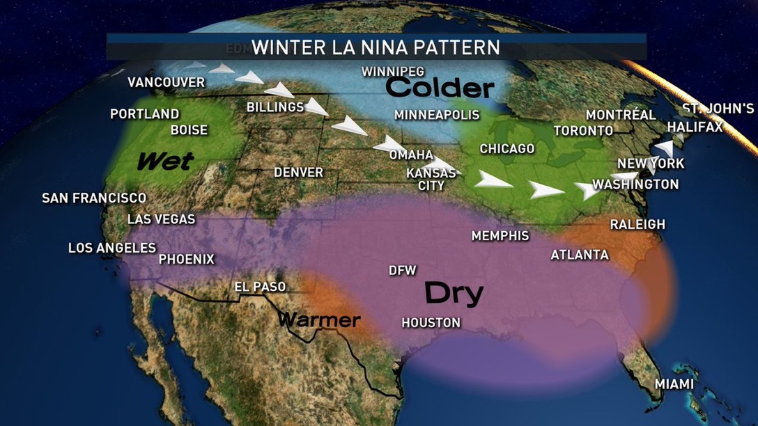 La Nina Watch In Effect Nbc 5 Dallas Fort Worth