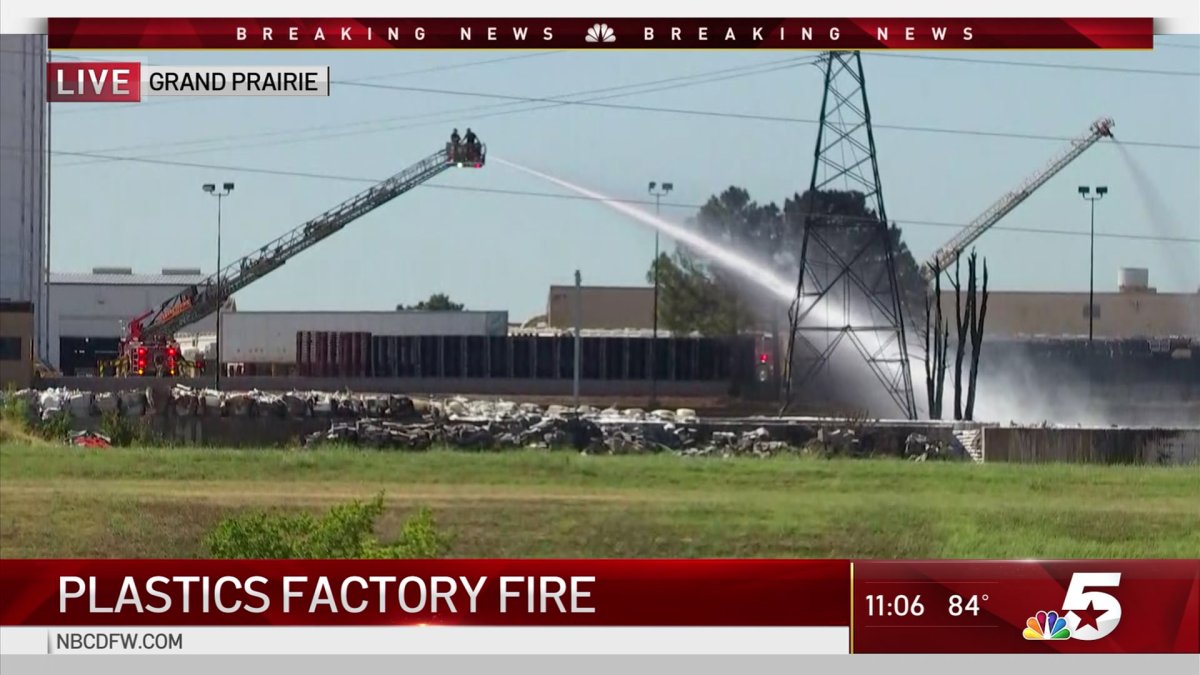 Residents Near Grand Prairie Fire Worry About Smoke, Toxicity NBC 5