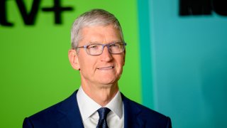 Apple CEO Tim Cook attends Apple TV+'s "The Morning Show" world premiere at David Geffen Hall on October 28, 2019 in New York City.