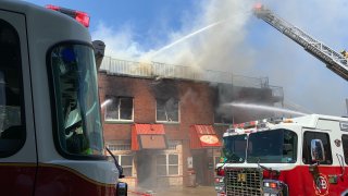 Dallas Fire-Rescue got a call shortly before 9 a.m. for a smoke odor in the area around the 400 block of North Beckley Avenue, near North Zang Boulevard, and found smoke coming from a two-story commercial building.