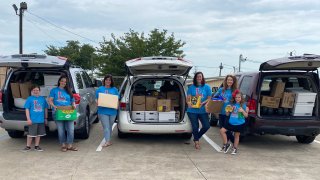 Families in Keller ISD rally to buy more than $5,000 in school supplies for students at Fort Worth elementary school.