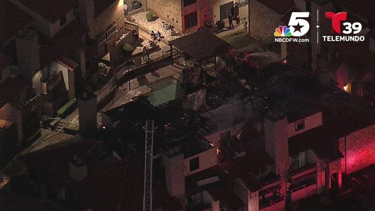 Crews Battle Fire at Apartment Building in East Fort Worth – NBC 5 ...