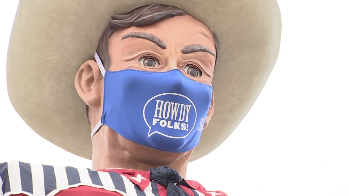 Masked Big Tex Stands Tall Over Revised 2020 State Fair – NBC 5 Dallas-Fort Worth