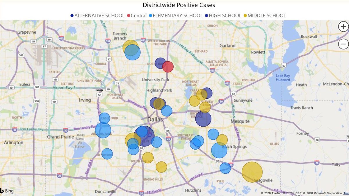Dallas ISD Rolls Out COVID19 Tracker as Students Return to InPerson