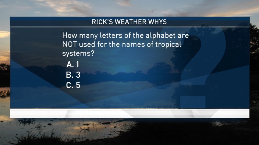 Weather Quiz: Unused Letters