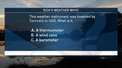 Weather Quiz: Weather Instrument Invented by Torricelli