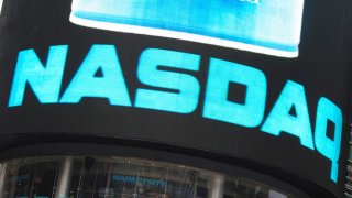 Economy USA: NASDAQ Building at Times Square New York City.