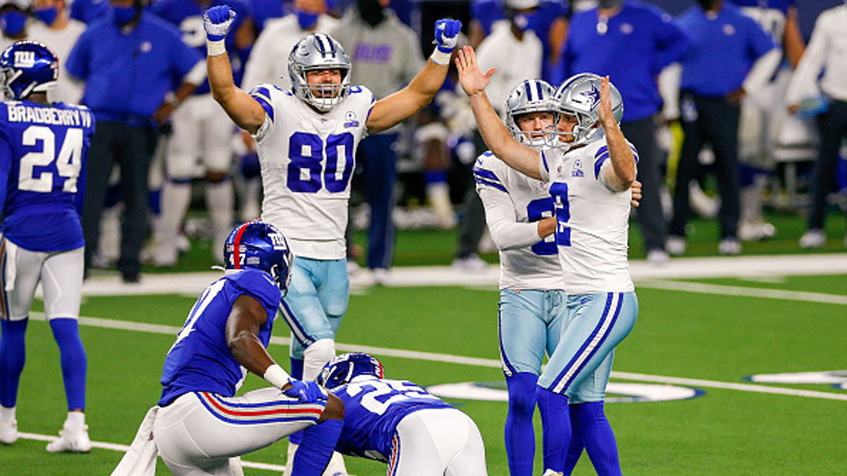 Dallas Cowboys beat NY Giants, 37-34, with game-winning field goal