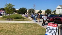 Early voters at Coppell Arts Center