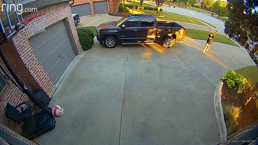 Caught on Camera: Southlake Girl Soccer Kicks a Volleyball Into a Basketball Hoop