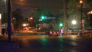 A 57-year-old man was shot and killed Saturday night while he sat in a vehicle in east Oak Cliff, Dallas police say.