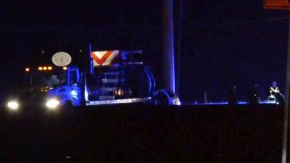 Deputies were called about 9:25 p.m. to westbound I-20 at Haymarket Road in Dallas, where a silver Chrysler Pacifica was on its side against the attenuator.