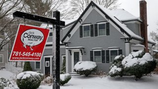 A house for sale on December 17, 2020 in Scituate, Massachusetts.