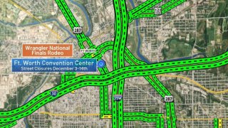 Several street closures will be in effect in the coming days across Fort Worth as the city hosts the Wrangler National Finals Rodeo.