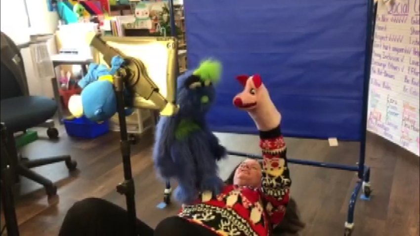 Teacher Uses Puppet Show to Help Students Master Math