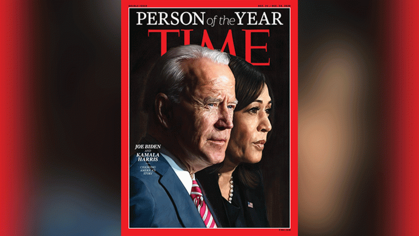 Joe Biden and Kamala Harris Are TIME Magazine’s 2020 Person of the Year