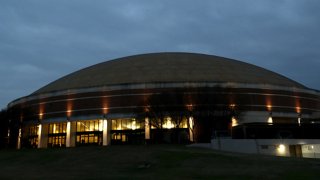 A general view of Ferrell Center before a game between the Texas Tech Red Raiders and the Baylor Bears on March 2, 2020 in Waco, Texas.