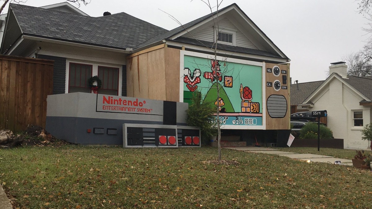 Dallas House Transformed Into Nintendo Super Mario Bros.  3 for the Holidays – NBC 5 Dallas-Fort Worth