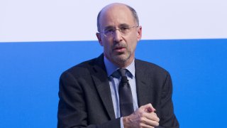 ROME, ITALY - NOVEMBER 30: Robert Malley, Vice President for Policy of the International Crisis Group speaks during the Forum MED Mediterranean Dialogues summit in Rome, Italy on November 30, 2017.