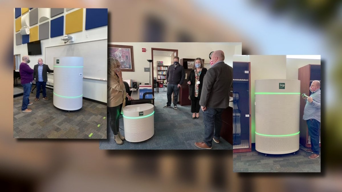 Schools Turn To Air Scrubbers To Fight COVID19 NBC 5 DallasFort Worth
