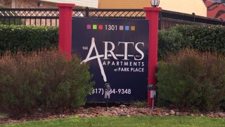 arts apartments sign