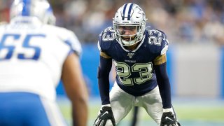 Dallas Cowboys safety Darian Thompson (23) waits for the play during a regular season game between the Dallas Cowboys and the Detroit Lions on Nov. 17, 2019 at Ford Field in Detroit, Michigan.