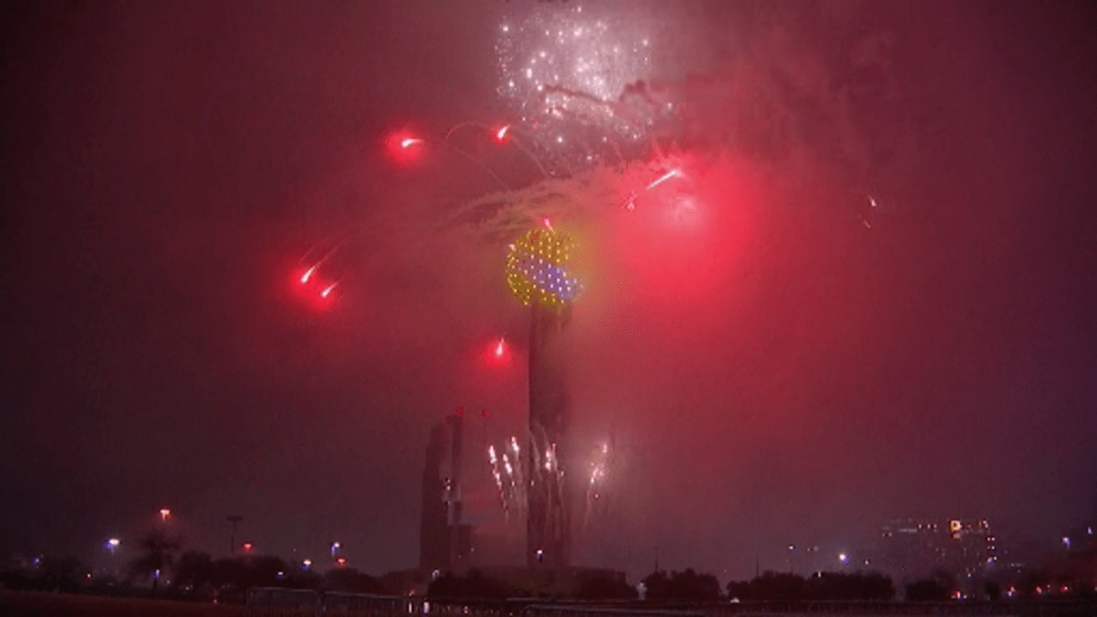Fireworks Ring in 2021 NBC 5 DallasFort Worth