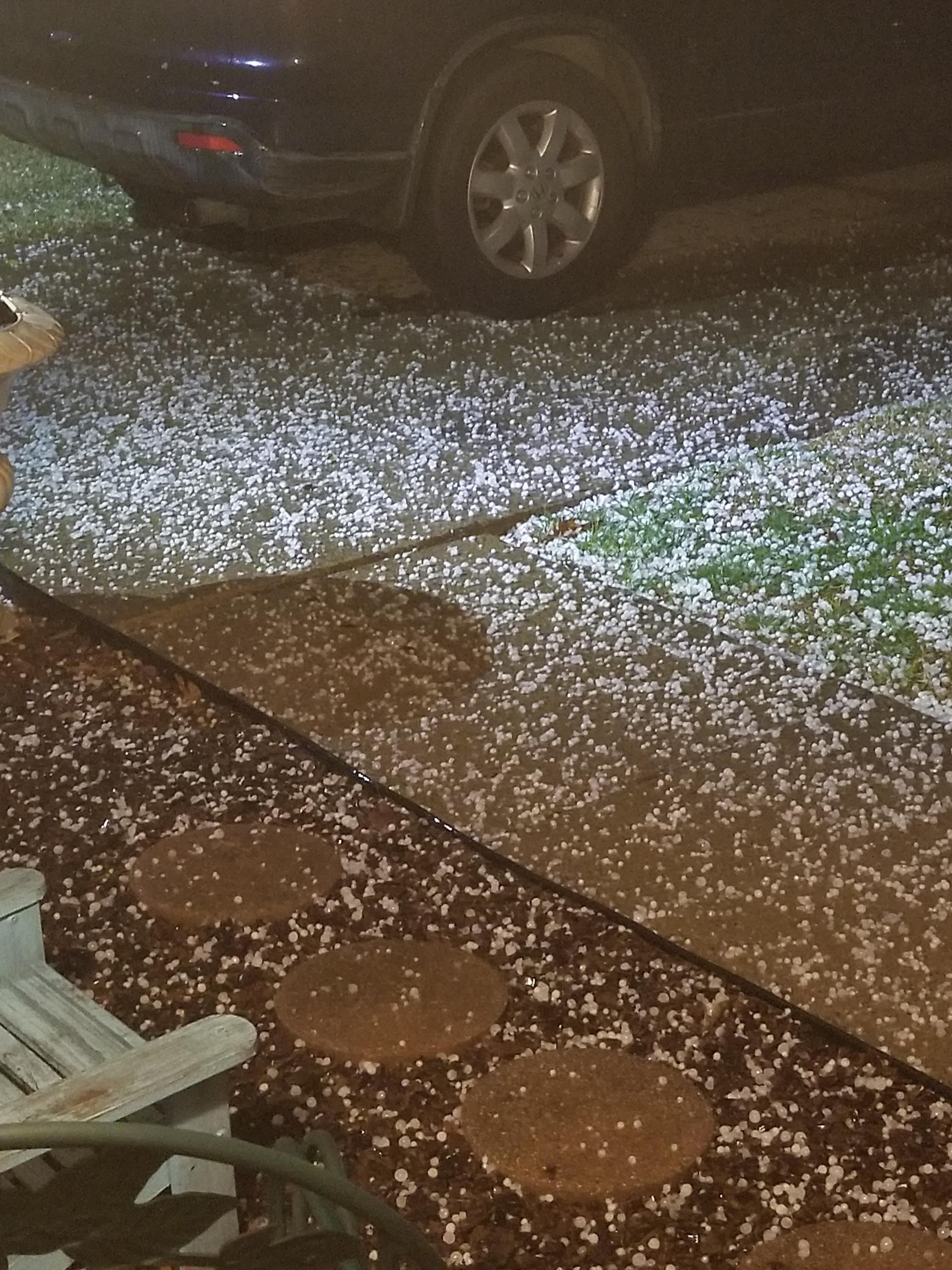 Your Pictures of Large Hail From Overnight Storms on Feb ...
