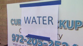 As North Texas begins to thaw out, many families who were left in the dark, are now dealing with another issue — finding safe water.