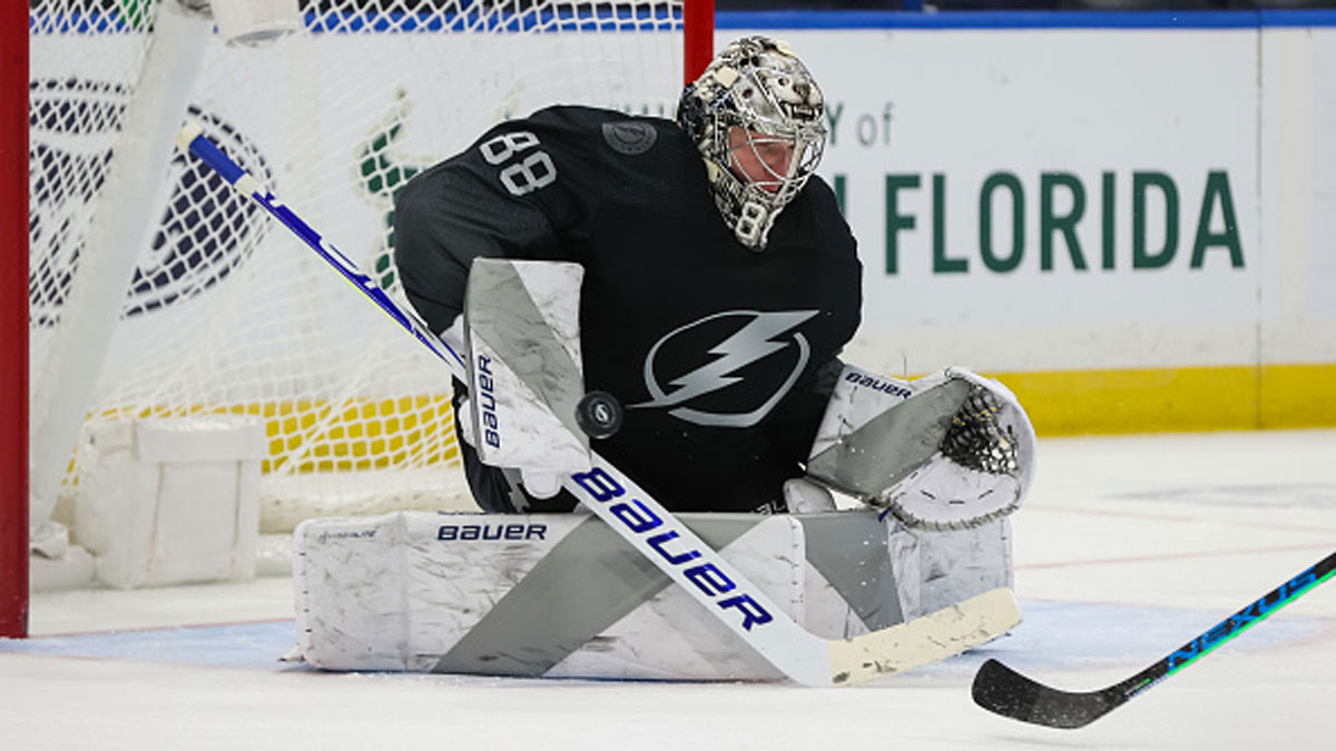 The Tampa Bay Lightning will be without star netminder Andrei